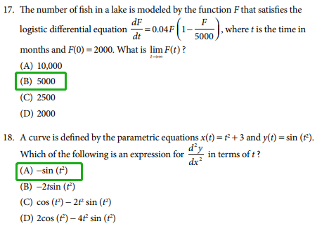 ap数学考试真题讲解 ap数学考试真题讲解