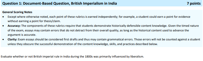 AP世界历史DBQ怎么答? AP世界历史DBQ怎么答?