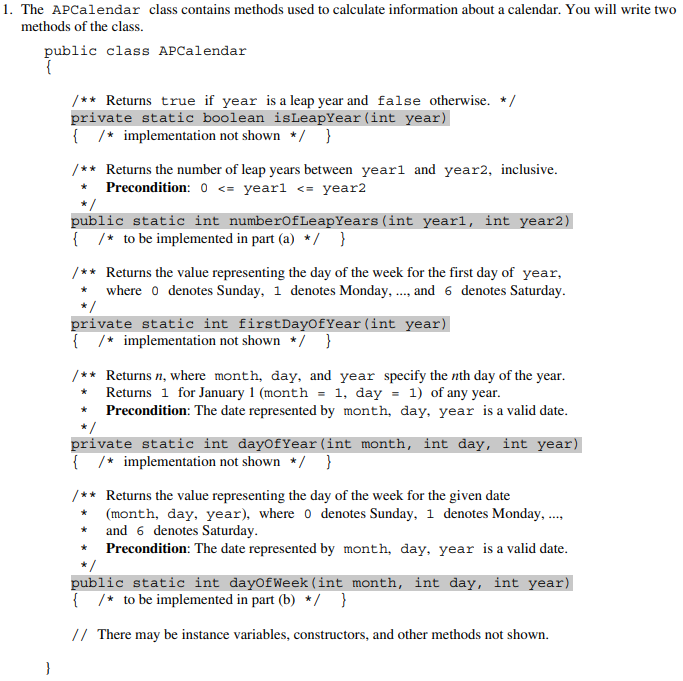 AP计算机科学A真题讲解 AP计算机科学A真题讲解